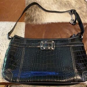 Brighton black leather purse.
